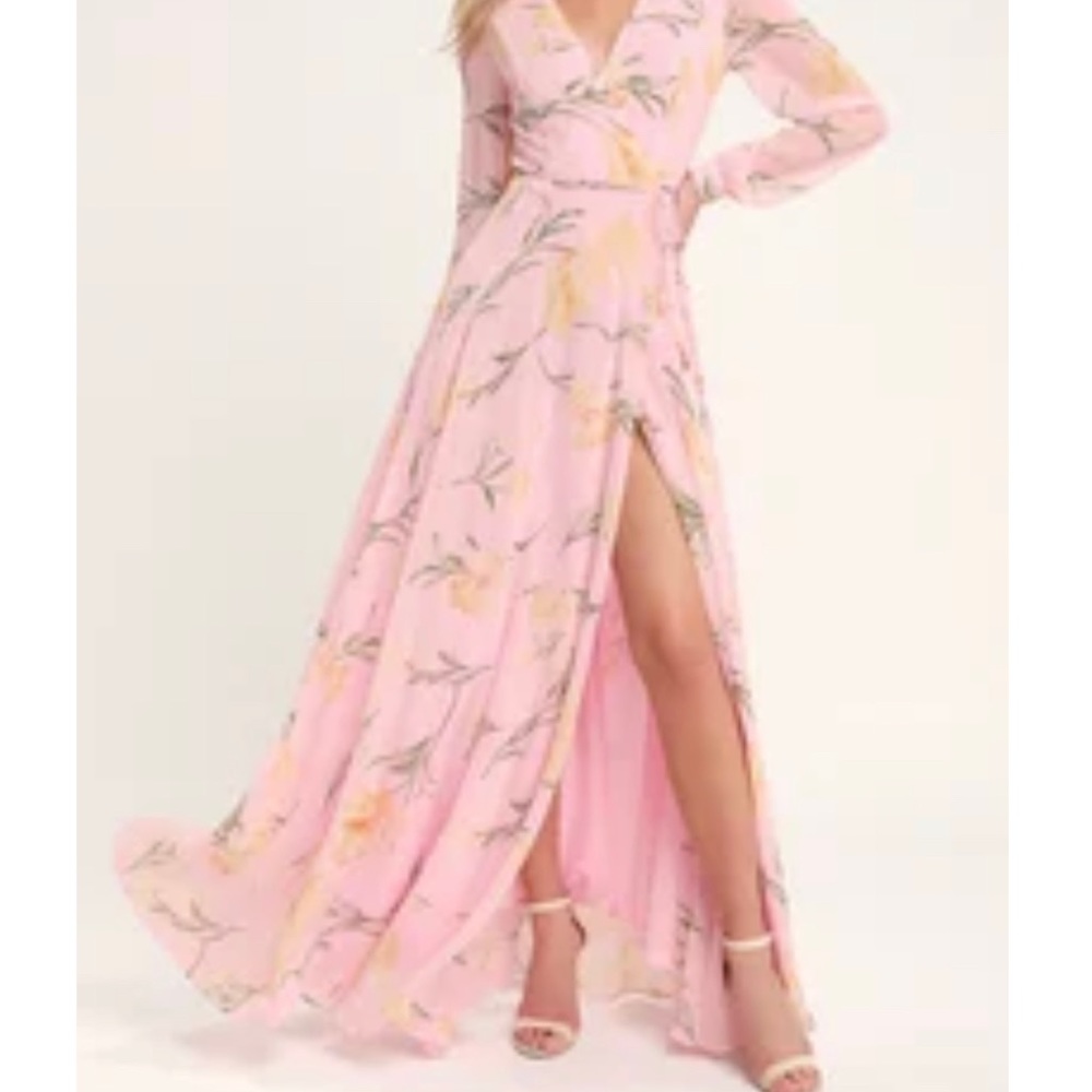 NWT Lulus sz Large Easter/Spring Long sleeve dress